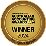 Australian Accounting Awards 2024 - Winner 2024 SMSF Firm of the Year - MJC Accounting